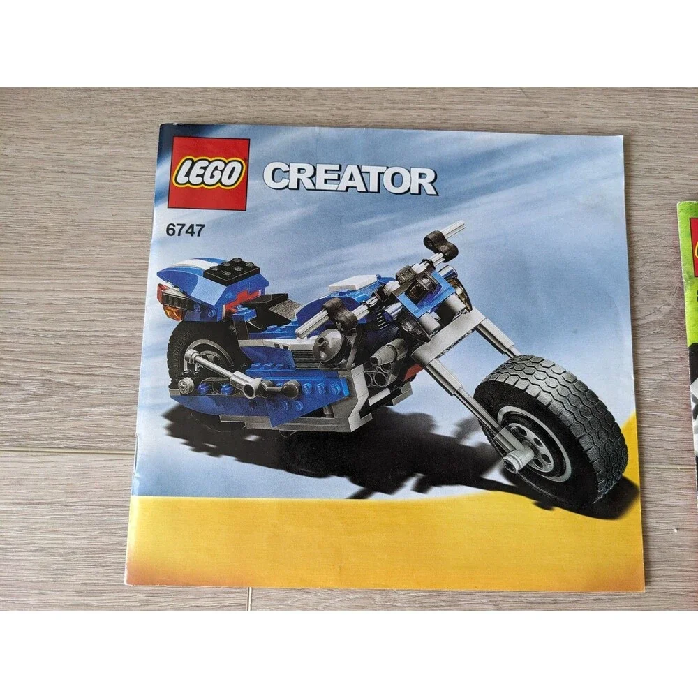 Lego City Star Wars Creator Power Miners Hero Factory World Racers - MANUAL ONLY